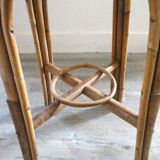 Rattan stool of the 70s