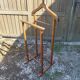 Double valet wood coat rack