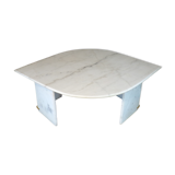 White marble eye coffee table