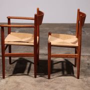 Chaises de salle à manger par Hans Wegner pour Carl Hansen & Søn, Danemark 2 CH37 et 2 CH36
