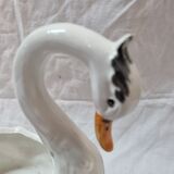 Empty swan ceramic pocket from 1970