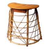 Vintage rattan dressing table
