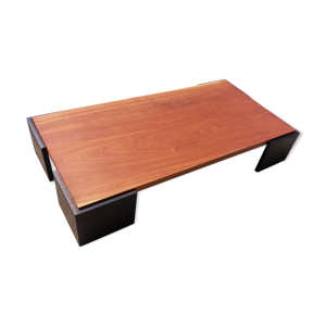 Table basse en acajou - massif