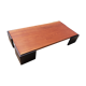 Table basse en acajou massif