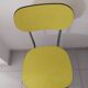 Yellow formica chair