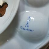 Plat à oeufs porcelaine dresden