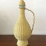 Vintage scoubidou bottle from the 60s