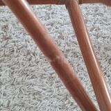 Vintage 1970s rattan bench