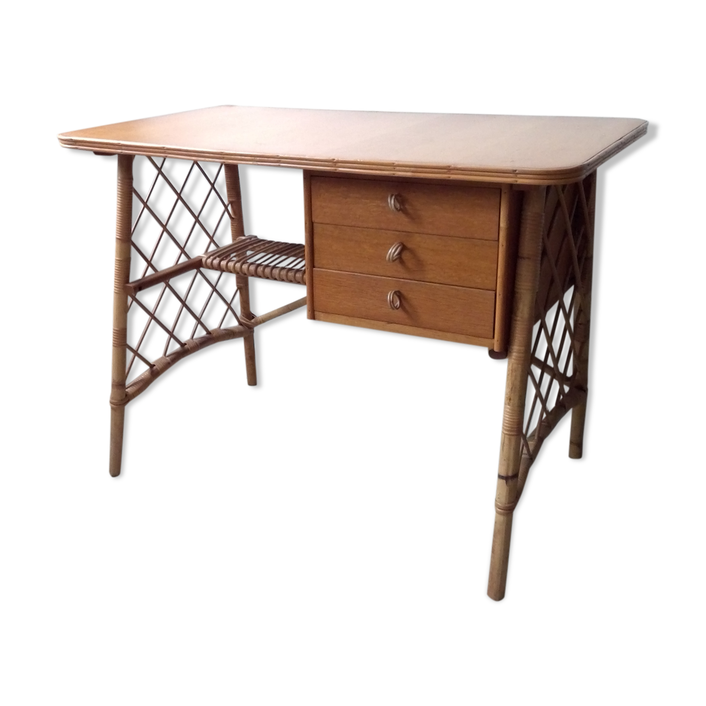 Bureau en rotin Sognot