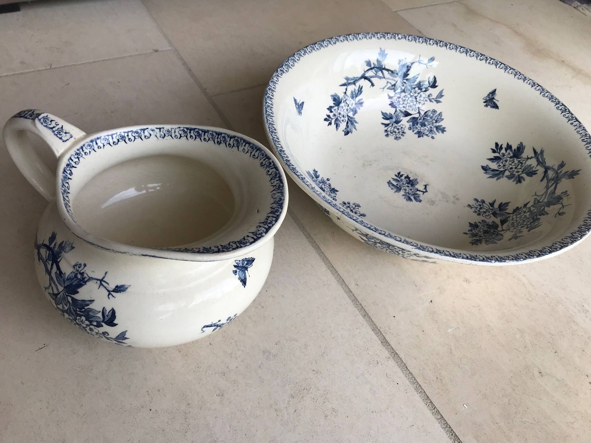 Service de toilette en Gien Aubépine