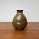 Mid-century German minimalist studio pottery vase by Gudrun Friedrich, Rügen.