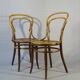 Two chairs No. 14, circa 1890 by Fuchs and Freud Bielitz, original patina