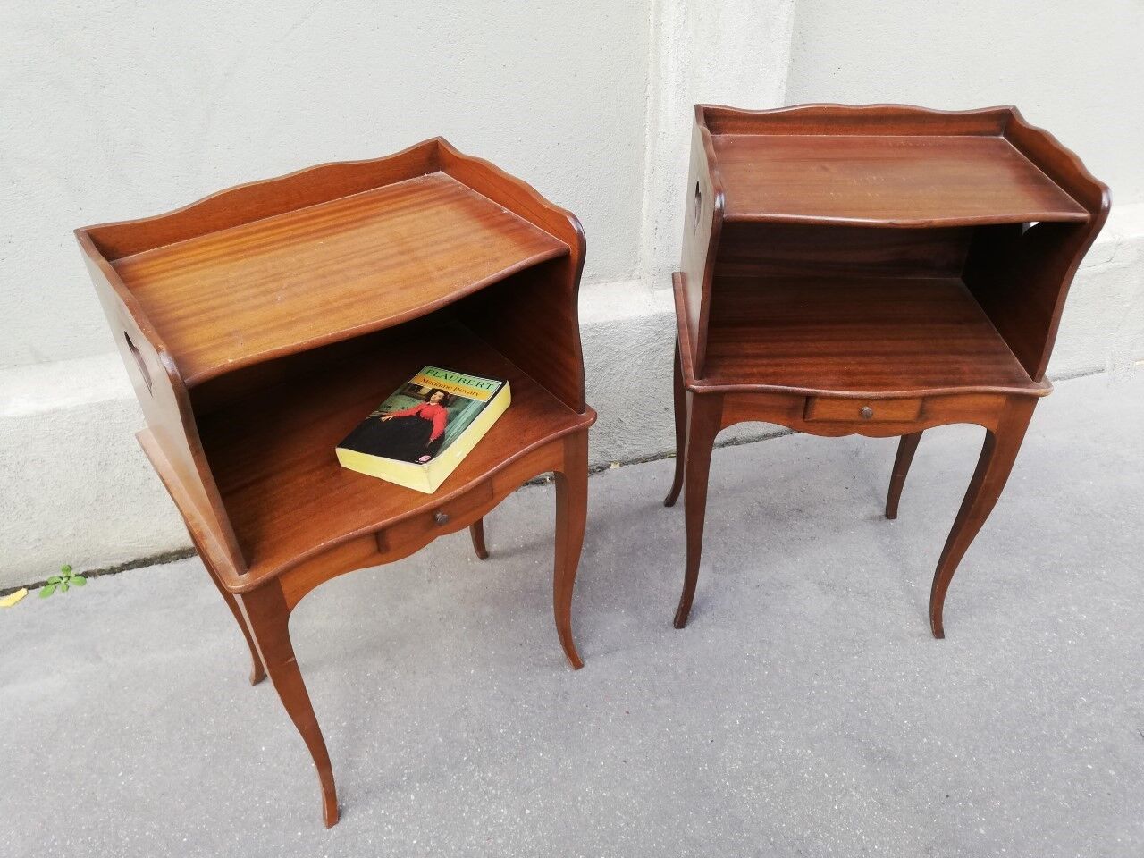 Pair of vintage bedside tables