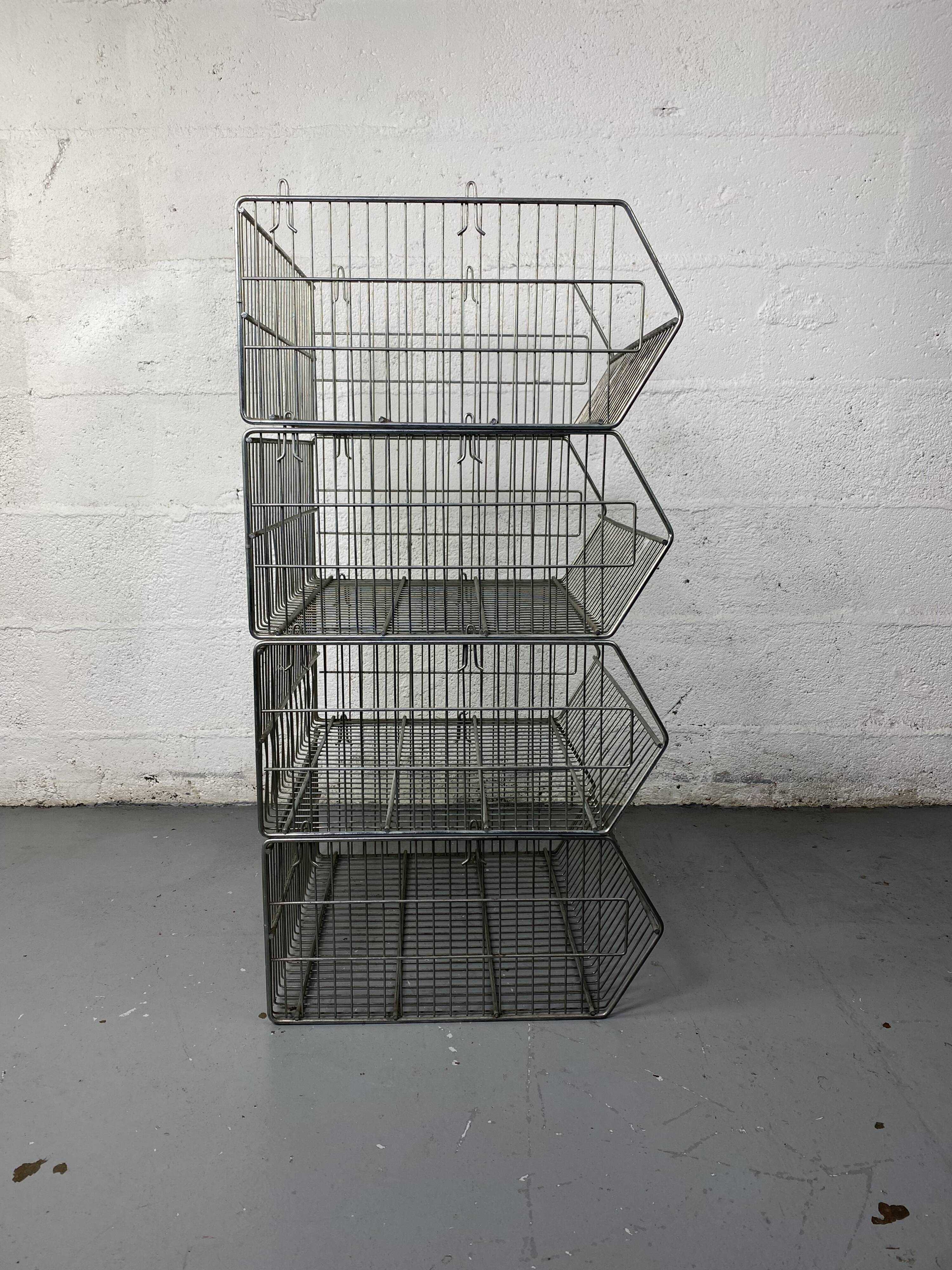 Modular industrial wire shelves