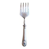 Silver plated metal serving fork