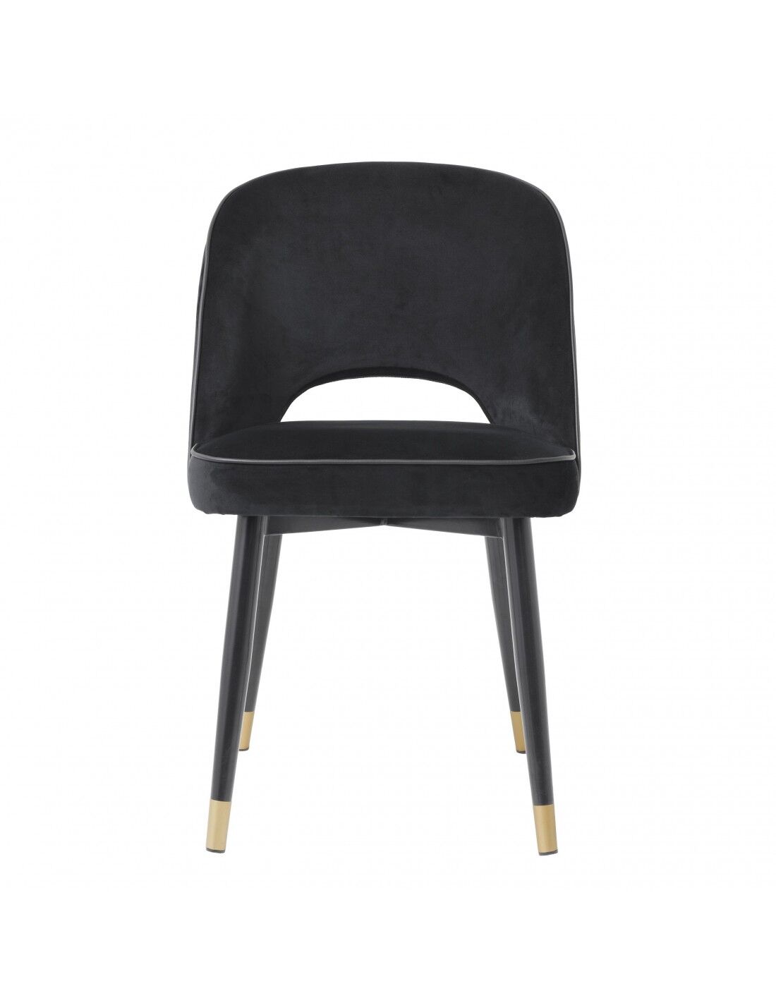 Paire de fauteuils sienne noir