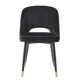 Paire de fauteuils sienne noir