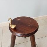 Vintage tripod stool 50s/60s