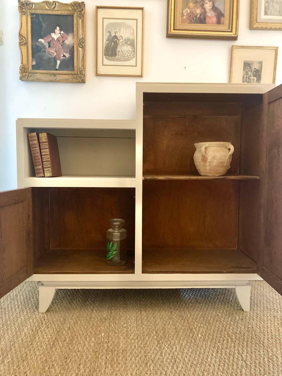 Asymmetrical Art Deco chest of drawers