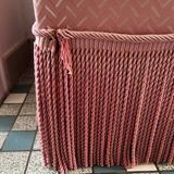 Repose Pied en Tissu Rose