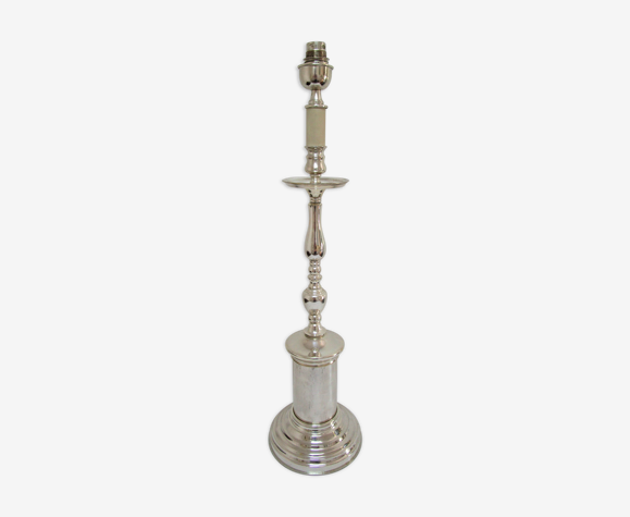 Chrome brass lamp foot xl 60s-70s