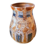 Vase en grès sel J.C Courjault Keraluc 60s