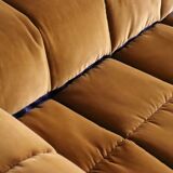 Arflex Strips sofa by Cini Boeri in velvet, Italy 1968