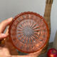 Powder box for Art Deco jewelry in pink crystal
