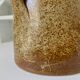 Pitcher sandstone vase signed
