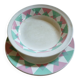 2 old plates from Digoin and Sarreguemines