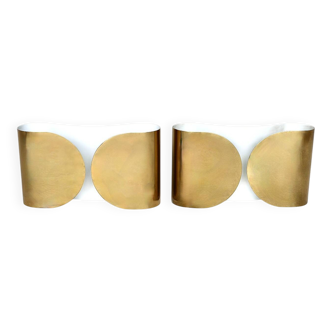 A pair of Flos wall lights, Italy, 1990s.