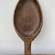 Ethnic handmade wabi sabi wooden spoon dish