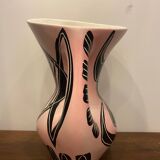 Pink Vallauris vase from the 1950s