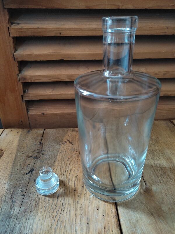 Carafe thick glass bottle cap glass