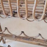 Rattan bottle holder