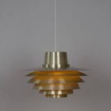 Suspension vintage danoise XL Vérone par Svend Middelboe, Nordisk Solar, 1962
