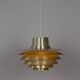 Suspension vintage danoise XL Vérone par Svend Middelboe, Nordisk Solar, 1962