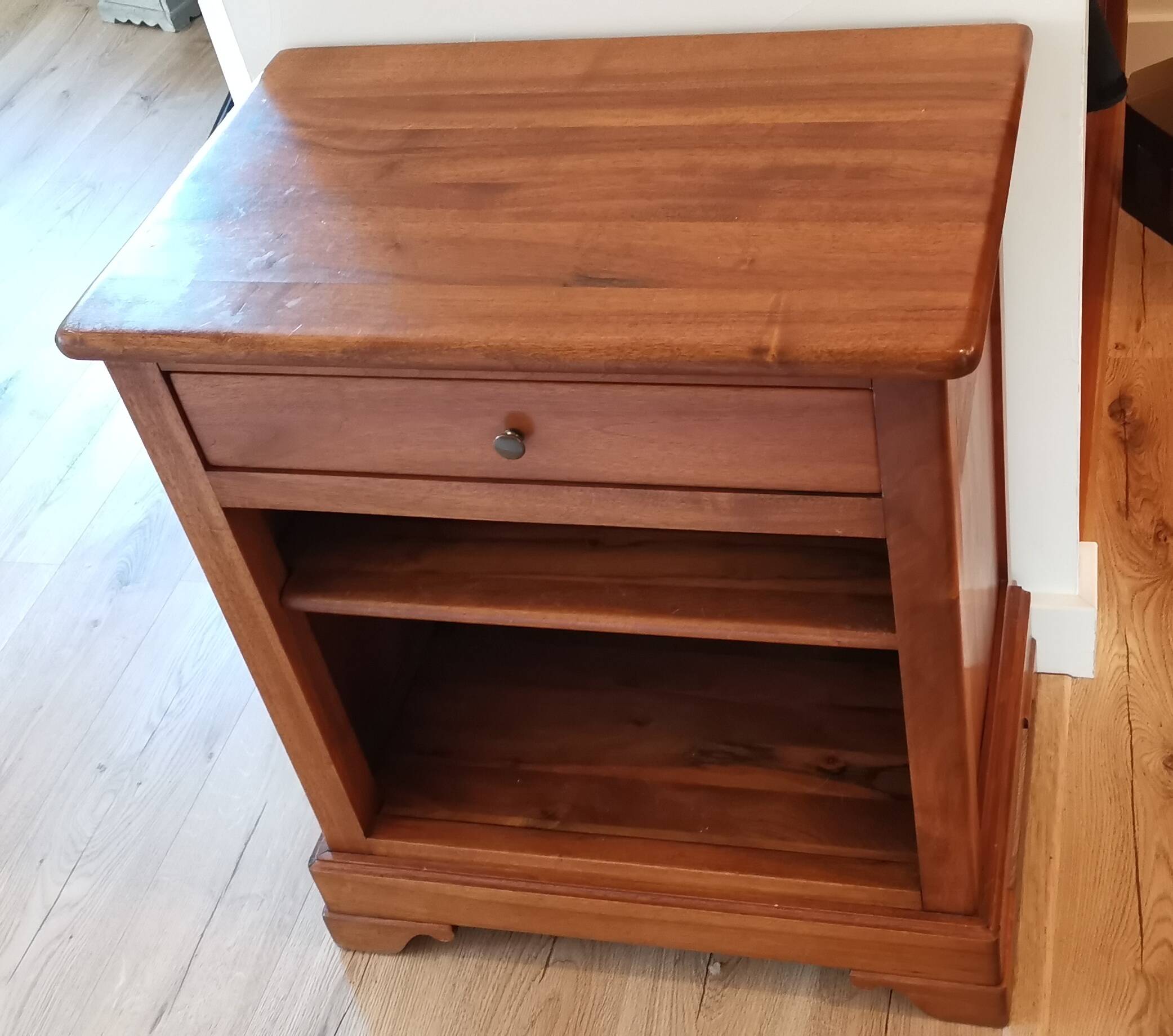 Solid walnut TV cabinet