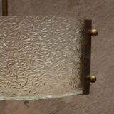 Suspension en verre et laiton