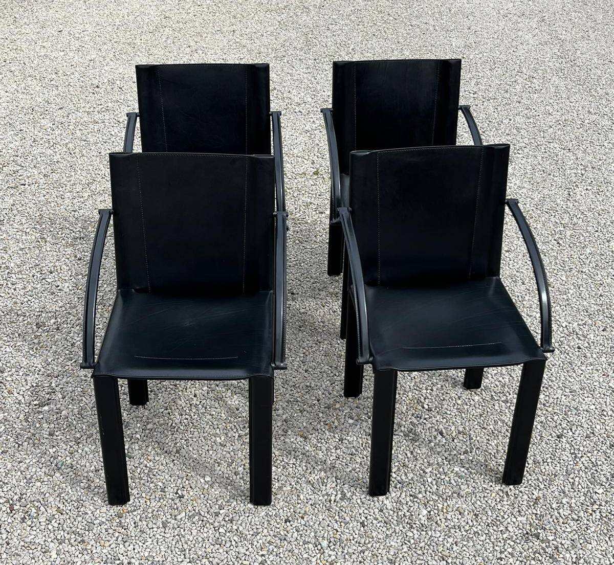 Matteo Grassi leather chairs