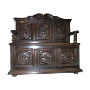 Banc coffre piemont XIXeme