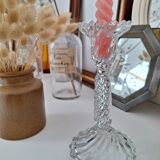 Vintage glass candle holder
