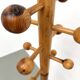 Free-standing coat rack in solid pine, Les Arcs, 1970s