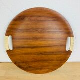 Round top Scandinavian teak 60s
