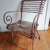 Old garden armchair Arras. 1890