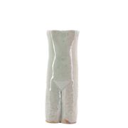 Anthropomorphic Celadon ceramic vase by Martin Hammond