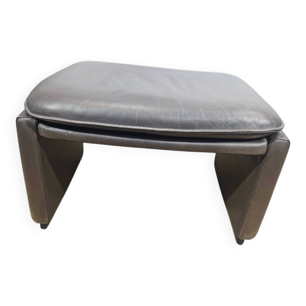 Pouf en cuir / repose-pieds de Sede Suisse / DS 50 / Vintage / années 1970