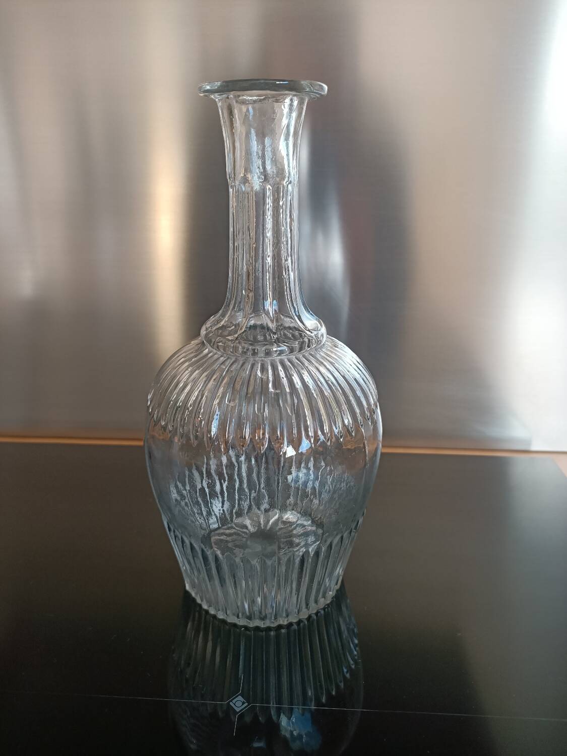 Vintage pressed glass carafe