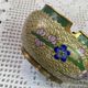 Enamelled brass ashtray