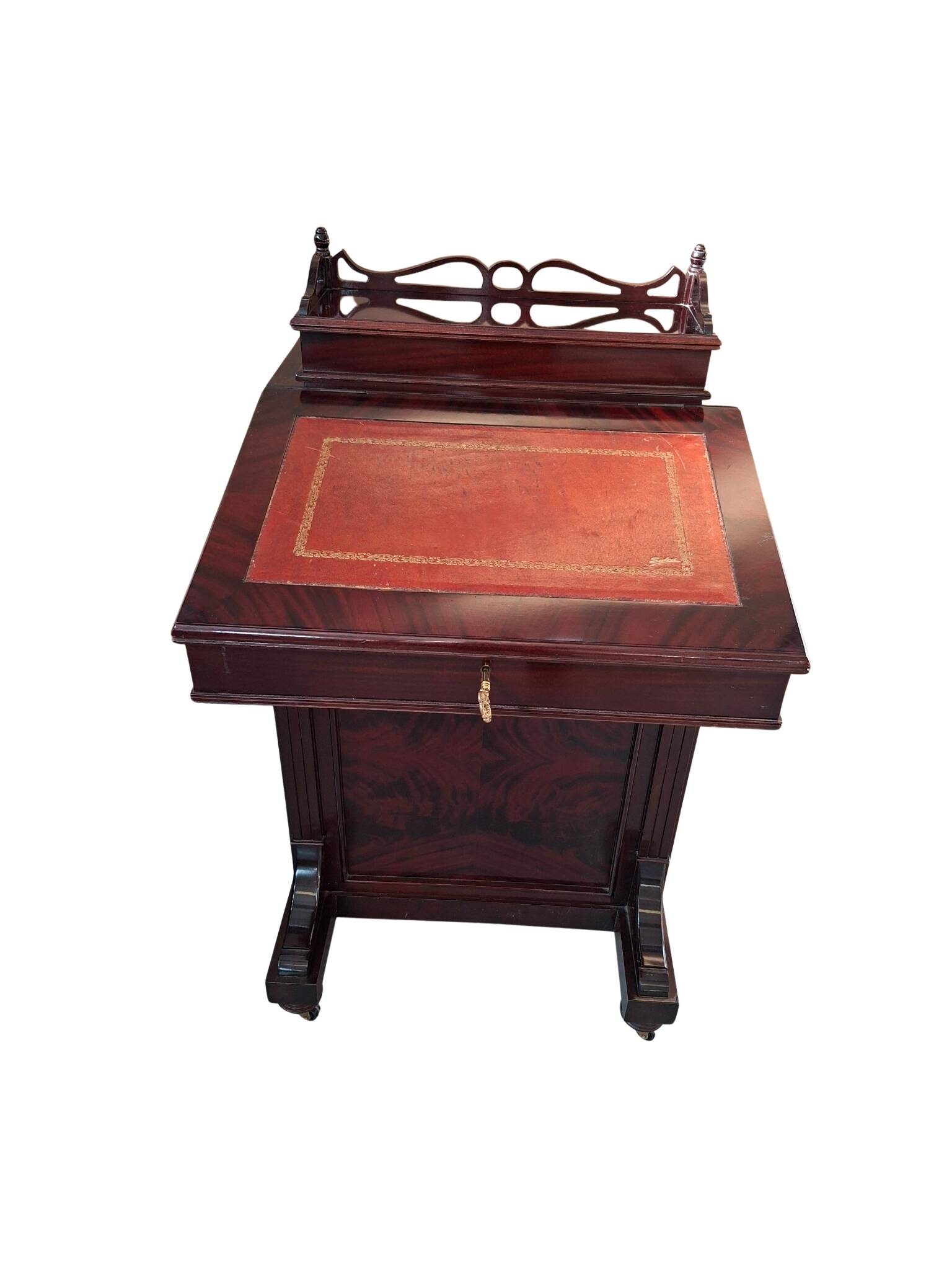 Élégant Bureau "Davenport" en Acajou